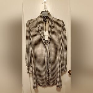 Who What Wear Houndstooth Dress NWT